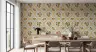 Vibrant Orange Grove Quatrefoil Wallpaper 6
