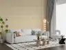 Warm Beige Gingham Check Pattern Wallpaper 6