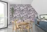 Blush Pink Hummingbird Bellflower Vine Wallpaper 8