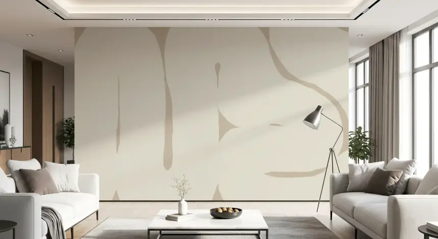 Smooth Flow Wall Mural Summary