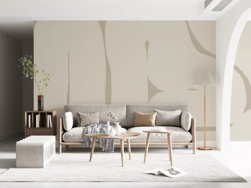Smooth Flow Wall Mural Summary