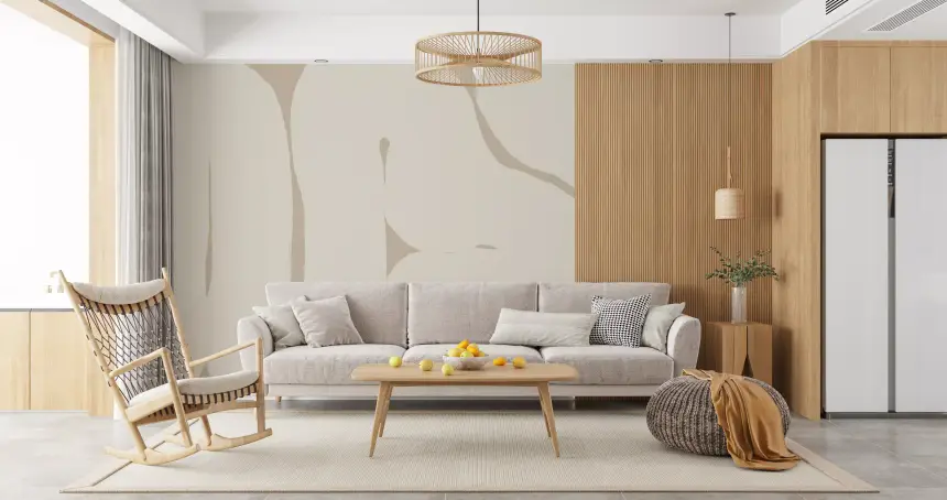 Smooth Flow Wall Mural Summary