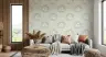 Whimsical Pastel Floral Nest Pattern Wallpaper 6