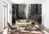 Manhattan Monochrome Yellow Taxi Wall Mural 6