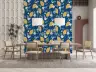 Lemon Blossom Pattern Wall Mural 8