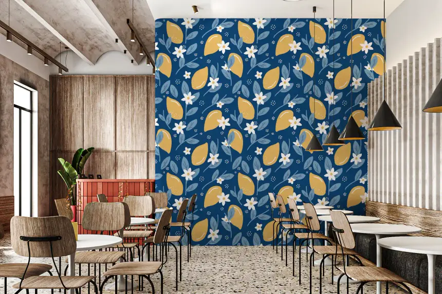 Lemon Orchard Wallpaper