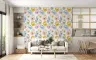 Playful Pastel Daisy Shapes Wallpaper 6