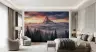 Fiery Alpine Summit Cloudscape Wallpaper Mural 8