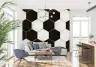 Geometric Hexagon Marble Wallpaper 6