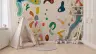 Whimsical Cell Shapes Colorful Lines Kids Wallpaper Mural 6