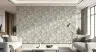 Greige Nautical Shells and Coral Branch Wallpaper 8