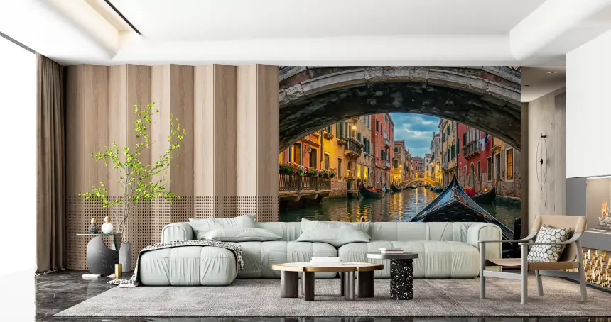 Twilight in Venice Wall Mural