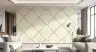 Cream Dotted Lattice Wallpaper 7