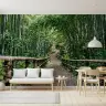Bamboo Forest Pathway Wall Mural 6