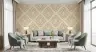 Geometric Dot Wallpaper in Sand 7