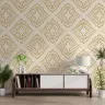 Geometric Dot Wallpaper in Sand 8