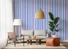 Blue and Purple Vertical Stripe Wallpaper 8