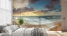 Dramatic Sunset Coastal Landscape Wall Mural 6