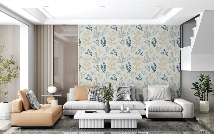 Painted Corals Wallpaper