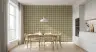 Sage Green Brushstroke Square Grid Wallpaper 6