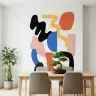 Abstract Shapes Colour Block Wallpaper 7