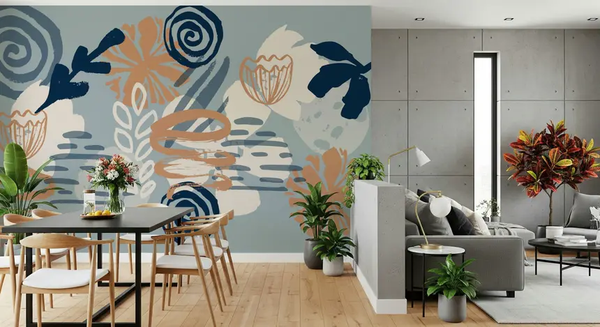 Abstract Bloom Wall Mural -2739829