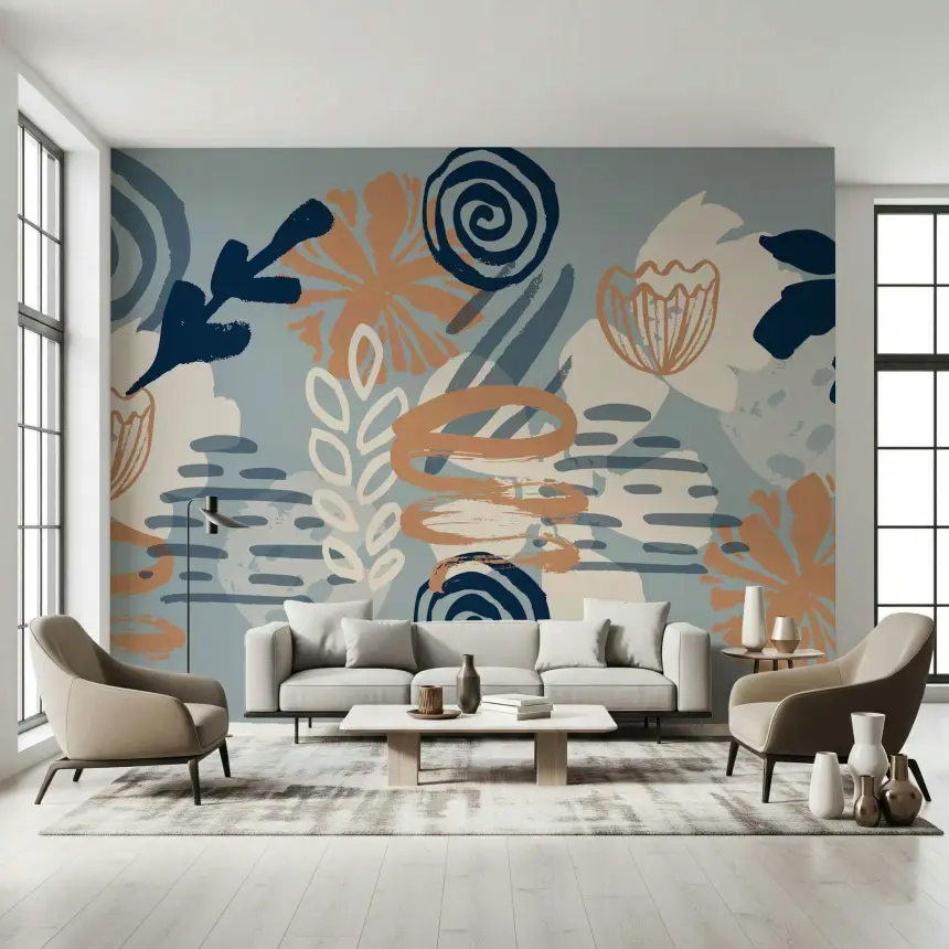 Abstract Bloom Wall Mural -2739829