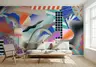 Dynamic Pop Art Abstract Geometric Shapes Wallpaper 8