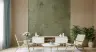 Textured Olive Green Stone Wall Mural 7