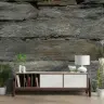 Rugged Grey Brown Timber Planks Wallpaper Mural 7