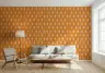 Geometric Diamond Orange Wallpaper 6
