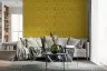 Yellow Geometric Pattern Wallpaper 8