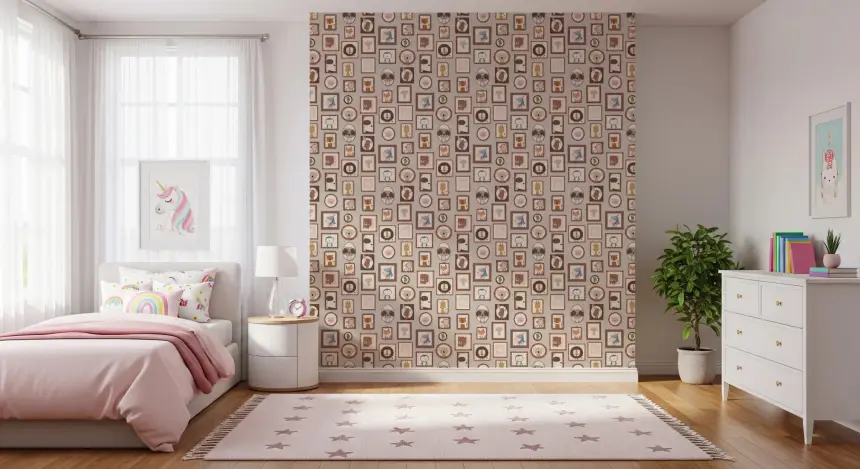 Animal Gallery Wall Wallpaper