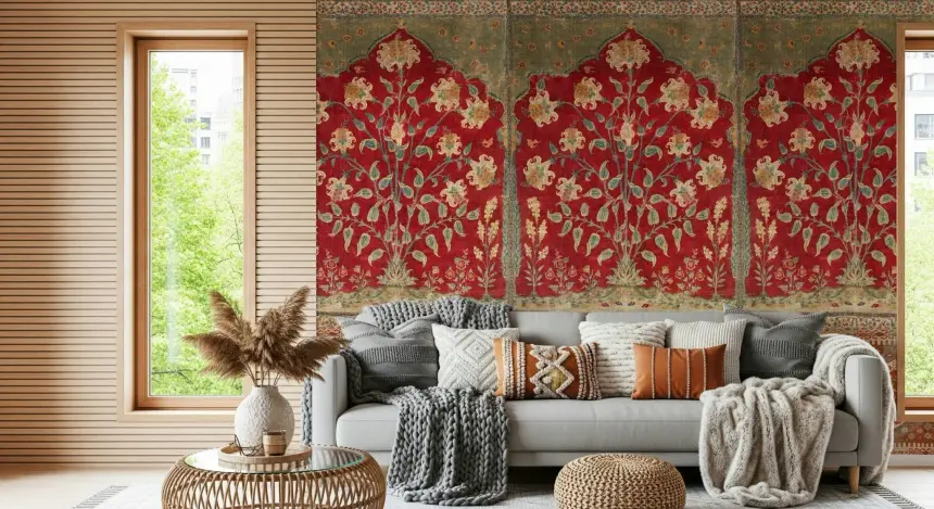 Antique Garden Tapestry Wall Mural