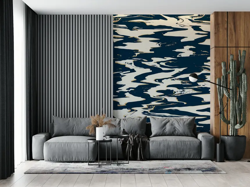 Aquafluid Wall Mural