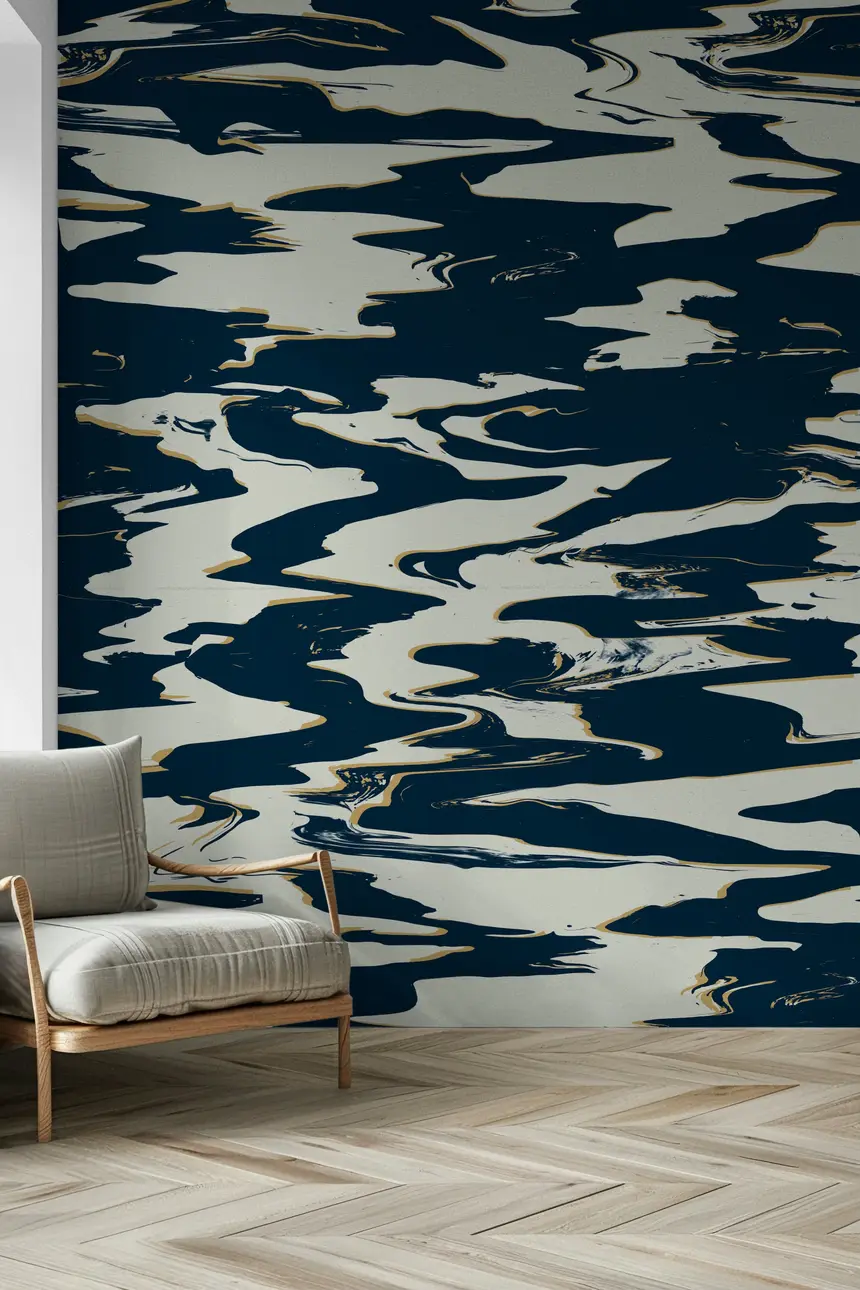 Aquafluid Wall Mural