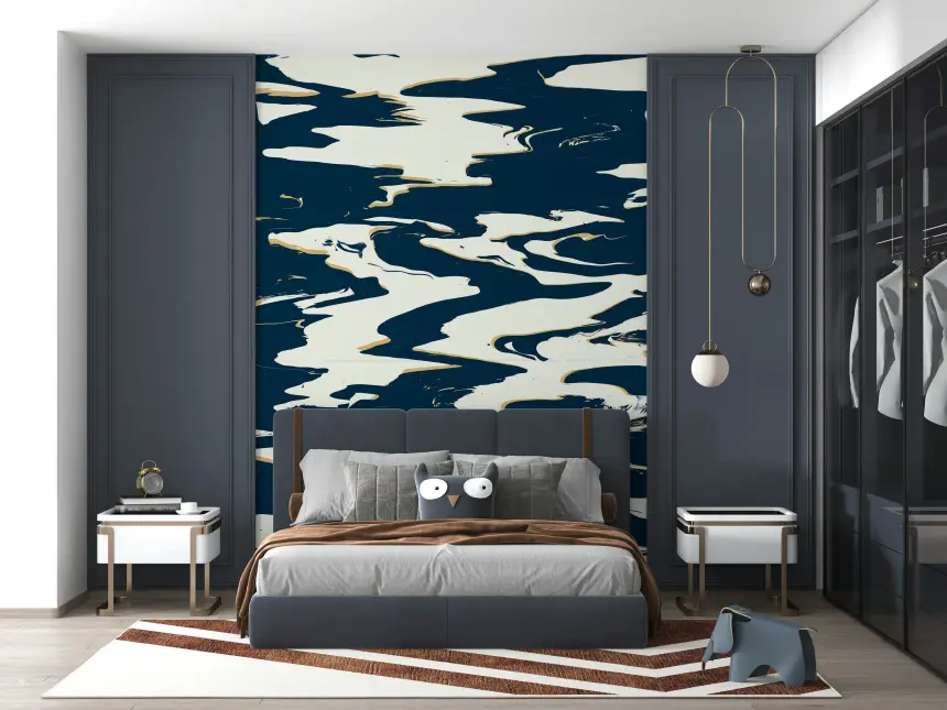 Aquafluid Wall Mural
