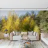 Golden Forest Autumn Wall Mural 7