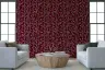 Crimson Bamboo Leaf Wallpaper 8