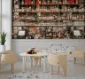 Vintage Bar Shelf Wall Mural 7