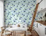 Blueberry Botanical Watercolor Wallpaper 7