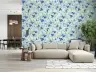 Blueberry Botanical Watercolor Wallpaper 8