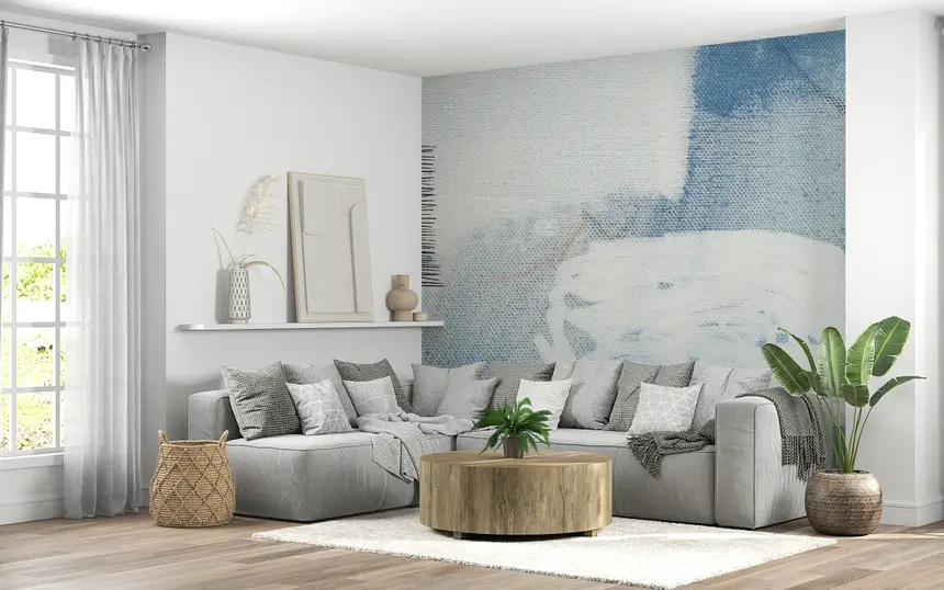 Abstract Blue Dreamscape Wall Mural - 2711745