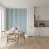 Pastel Floral Stripe Wallpaper 8