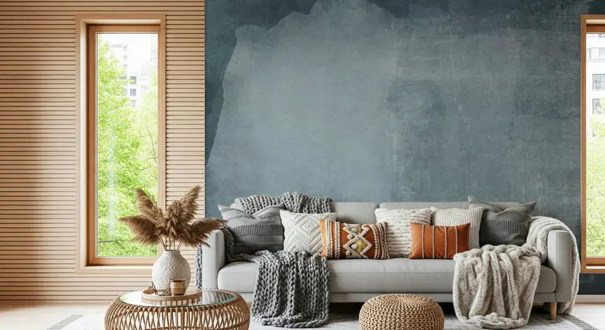 Blue Haze Texture Wall Mural - 2583410