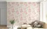 Blush Pink Floral Garden Wallpaper 6