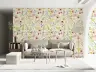 Watercolor Cottage Garden Floral Wallpaper 7
