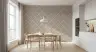 Geometric Dotted Trellis Wallpaper 6