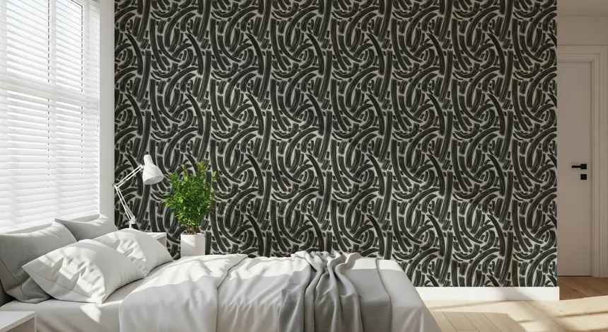 Bold Lines Pattern Wall Mural -2955747