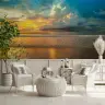 Dramatic Sunset Beach Wall Mural 6